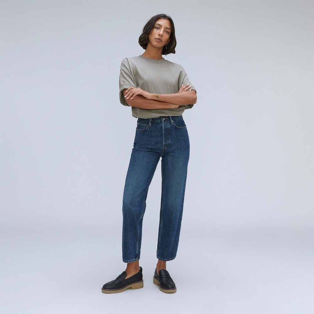 Everlane Women's Rigid Way-High® Jean in Rich Indigo, Size 28